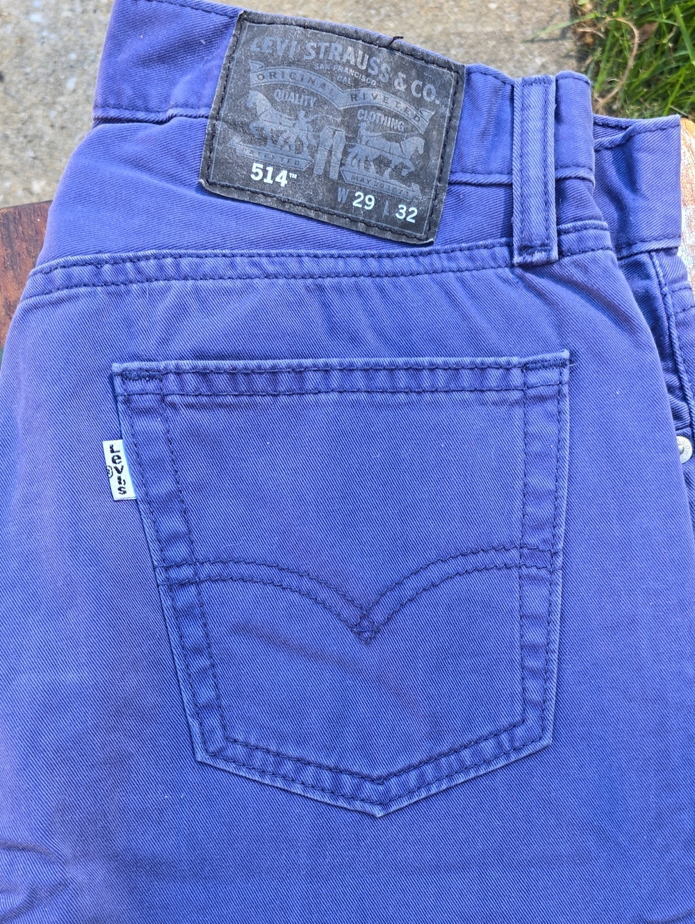 Levi's 514 Men’s Jeans in Deep Purple-Blue